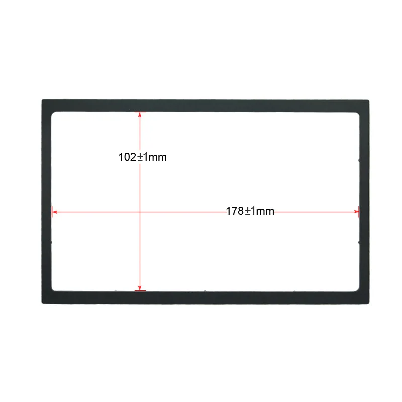 C 178 x 102mm 2Din автомобильный DVD/CD Радио Стерео фасции панель рамочный адаптер фитинг комплект для Skoda Lbiza Fabia Octavia Superb/Seat Arosa/Volvo S40 - Название цвета: C 178 x 102mm