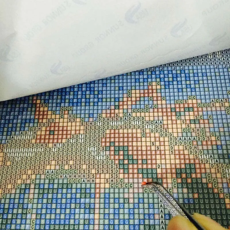 diamond painting cross stitch embroidery Red peach fruit basket Mosaic Home Decoration 5d Needlework | Дом и сад