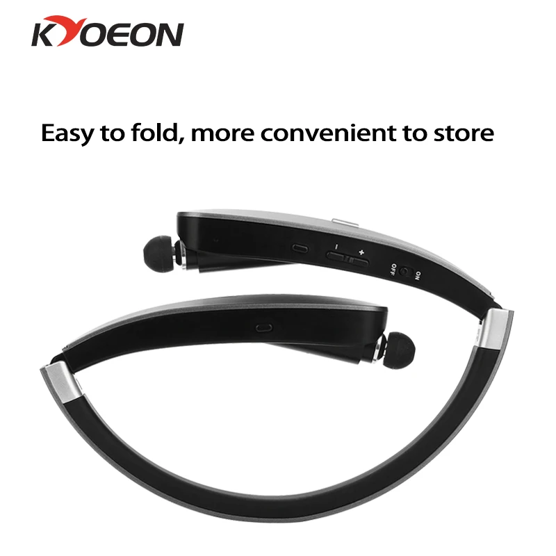 Беспроводной гарнитура Bluetooth складной и длительным временем ожидания бег