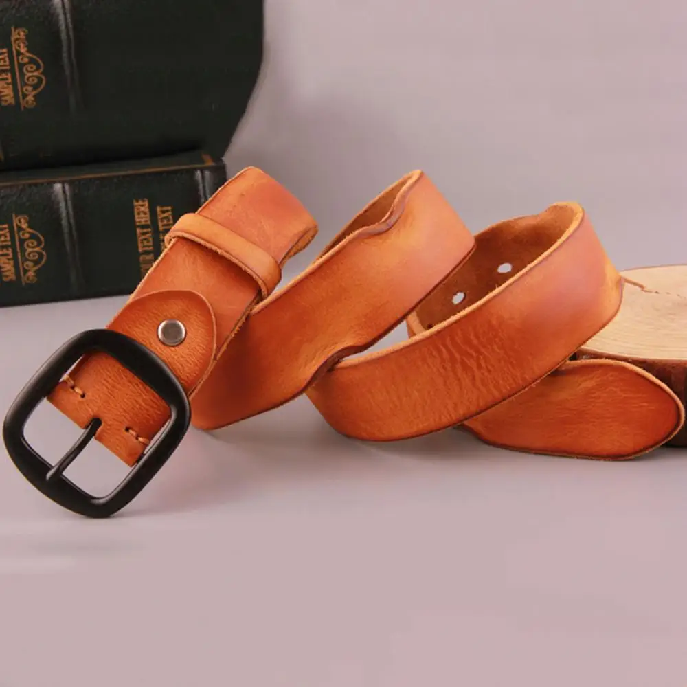 Мужской ремень CUKUP из коровьей кожи высшего качества в стиле ретро для отдыха с