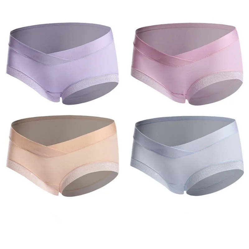 4 шт./партия высококачественное хлопковое нижнее Белье для беременных женщин