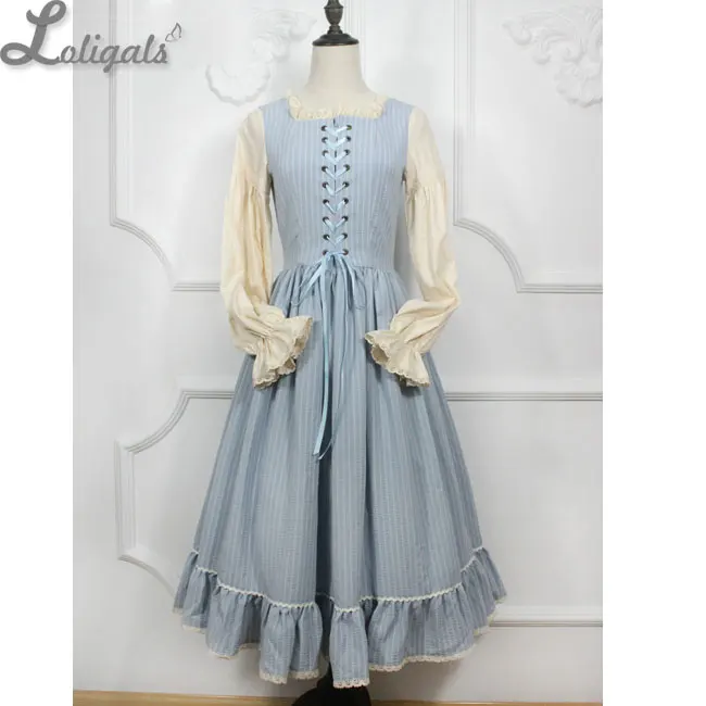 Изготовленное на заказ ~ винтажное женское длинное платье с длинным рукавом в