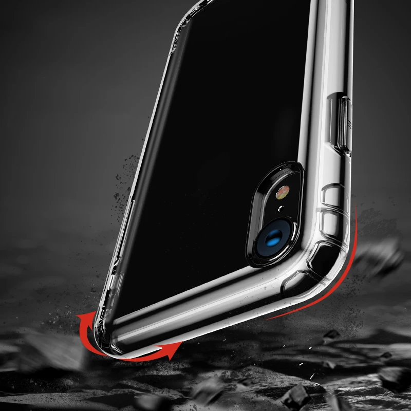 Для iPhone 11 Pro Max чехол противоударный прозрачный ТПУ силиконовый с &quotвоздушной