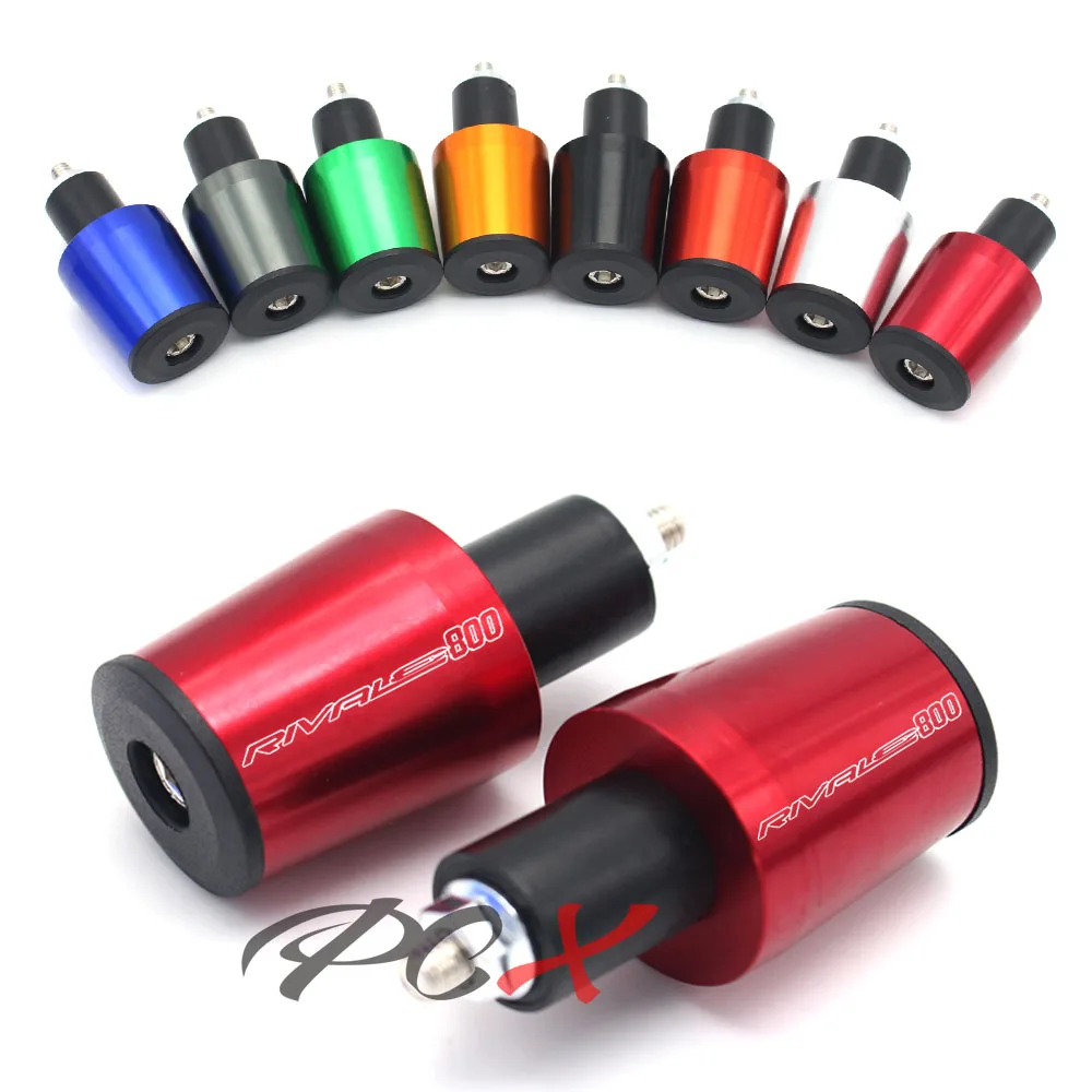 

Motorcycle Accessories CNC 7/8'' 22MM Handlebar Grips Handle Bar Cap End Plugs For MV Agust Rivale 800 2014-2018