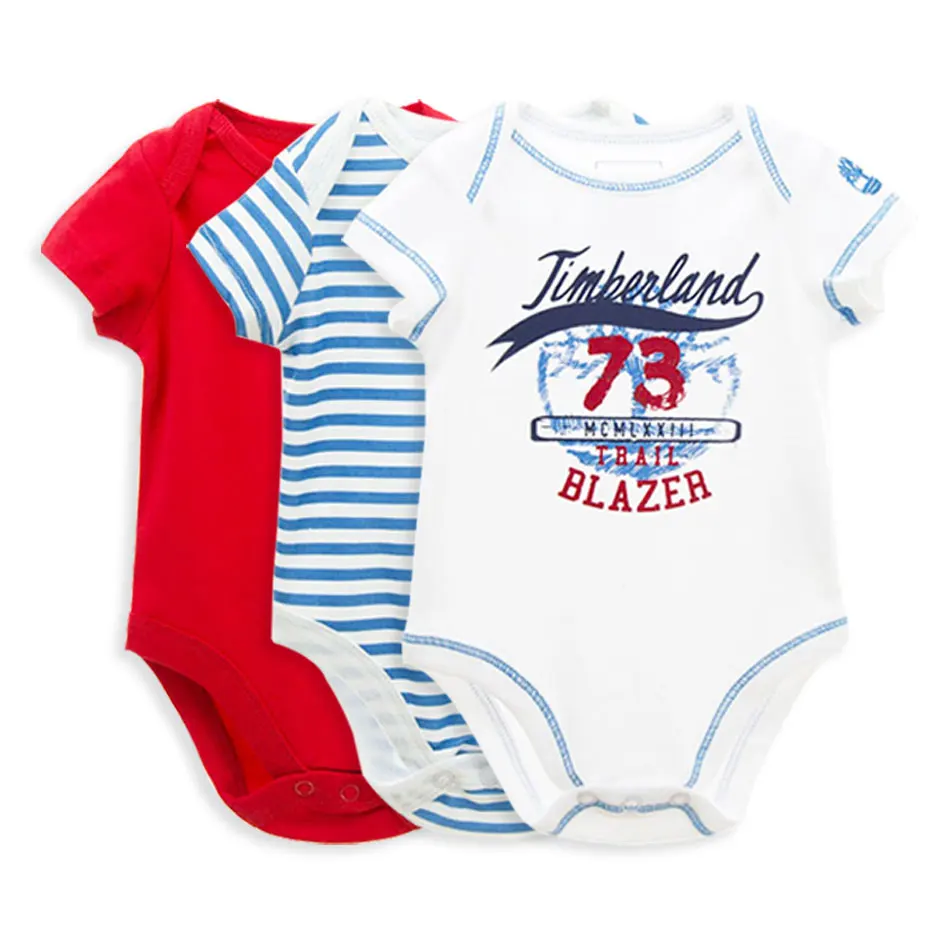 2019 Fashion Baby Boy Bodysuits Set Body Bebe Striped 0-9M Infant Clothes Summer Toddler Jumpsuit Jumper Cotton Overall |