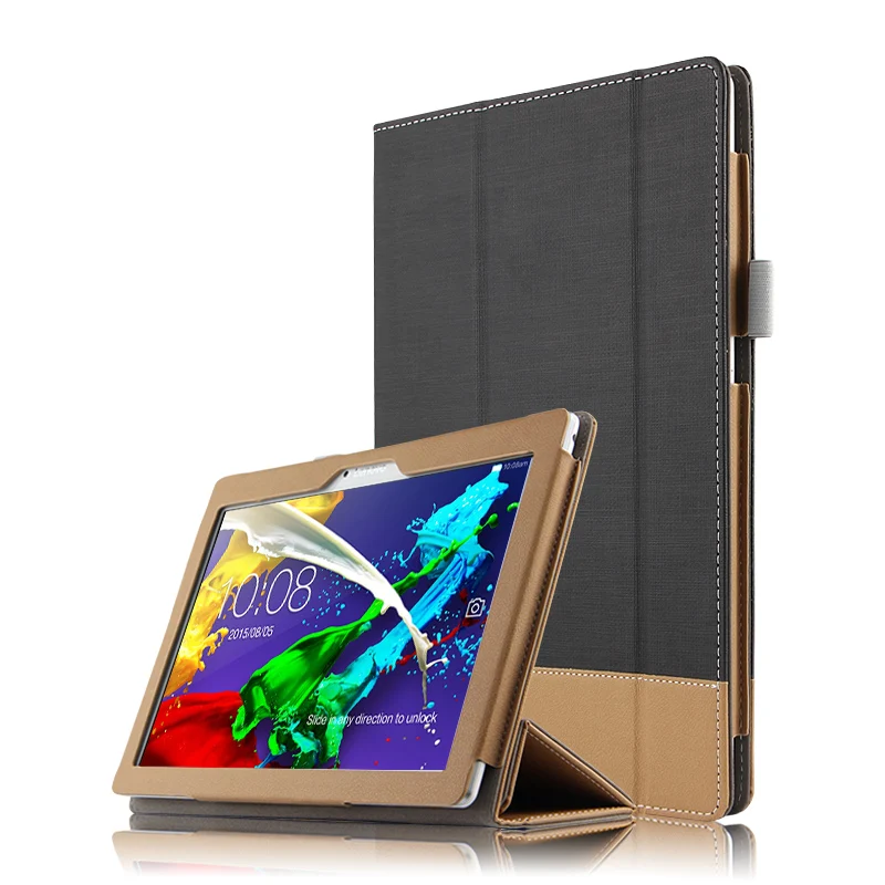

Чехол для Lenovo Tab 10, Диагональ экрана 10,1 дюйма, защитный смарт-чехол из искусственной кожи, чехлы для Lenovo Tab 10 X103F 10, чехлы для планшетов и ПК