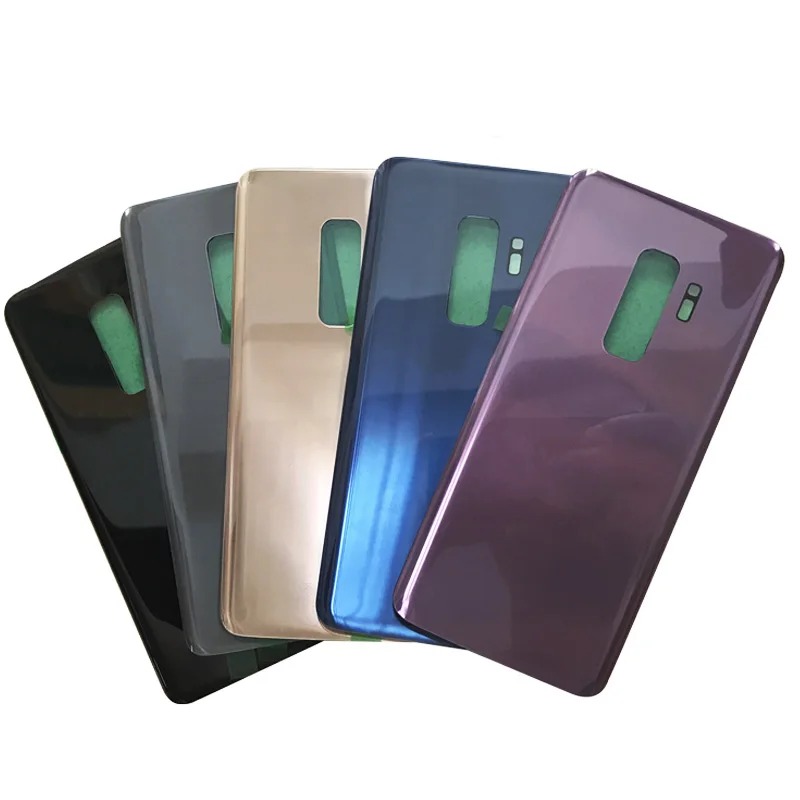 Крышка батарейного отсека для SAMSUNG GALAXY S9 G960 G960F Задняя стеклянная крышка + S9P PLus G965