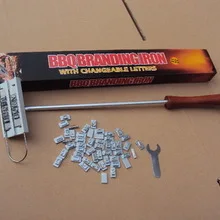 Штамп для барбекю из нержавеющей стали гриль с надписями огнеупорное уплотнение