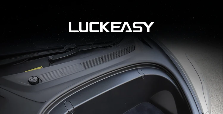 LUCKEASY Передняя Коробка для хранения коврик для Tesla модель 3- специальный Противоскользящий против вибрации модификация автомобиля
