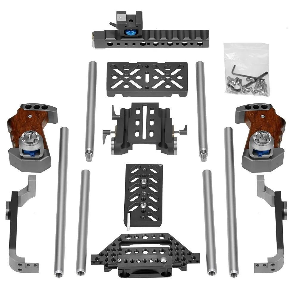 BMCC клетка/Броня Верхняя Боковая ручка 15 мм стержень для черной волшебной камеры