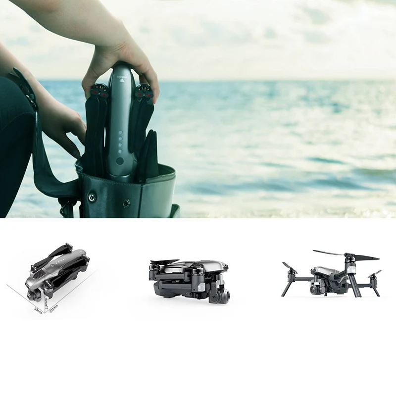 Walkera VITUS 320 портативный складной самолет 5,8G Wifi FPV 3 оси Gimbal 4K HD камера RC камера Дрон Квадрокоптер