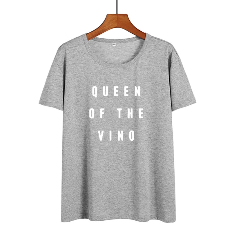 Футболка с надписью Queen забавная футболка of The Vino Tumblr хипстерские женские топы