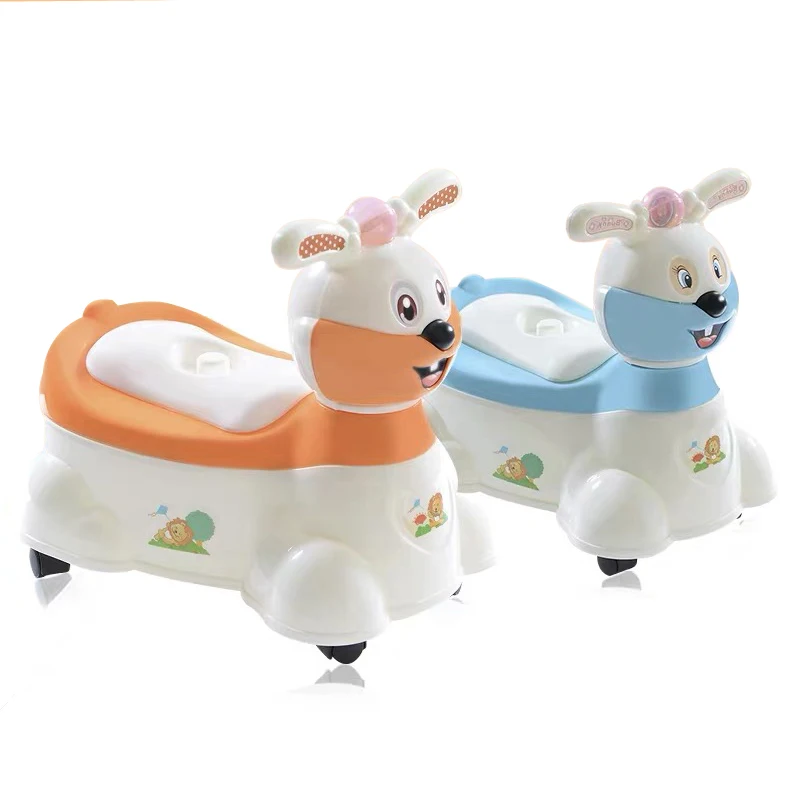 Новый детский музыкальный горшок &quotКролик&quot тренировочный пластиковый стул