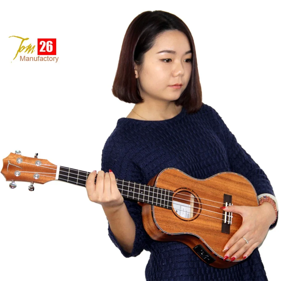 TOM guitar ukulele от производителя TUT-200E с EQ Ukulele Aquila струнами 26 дюймов бесплатная