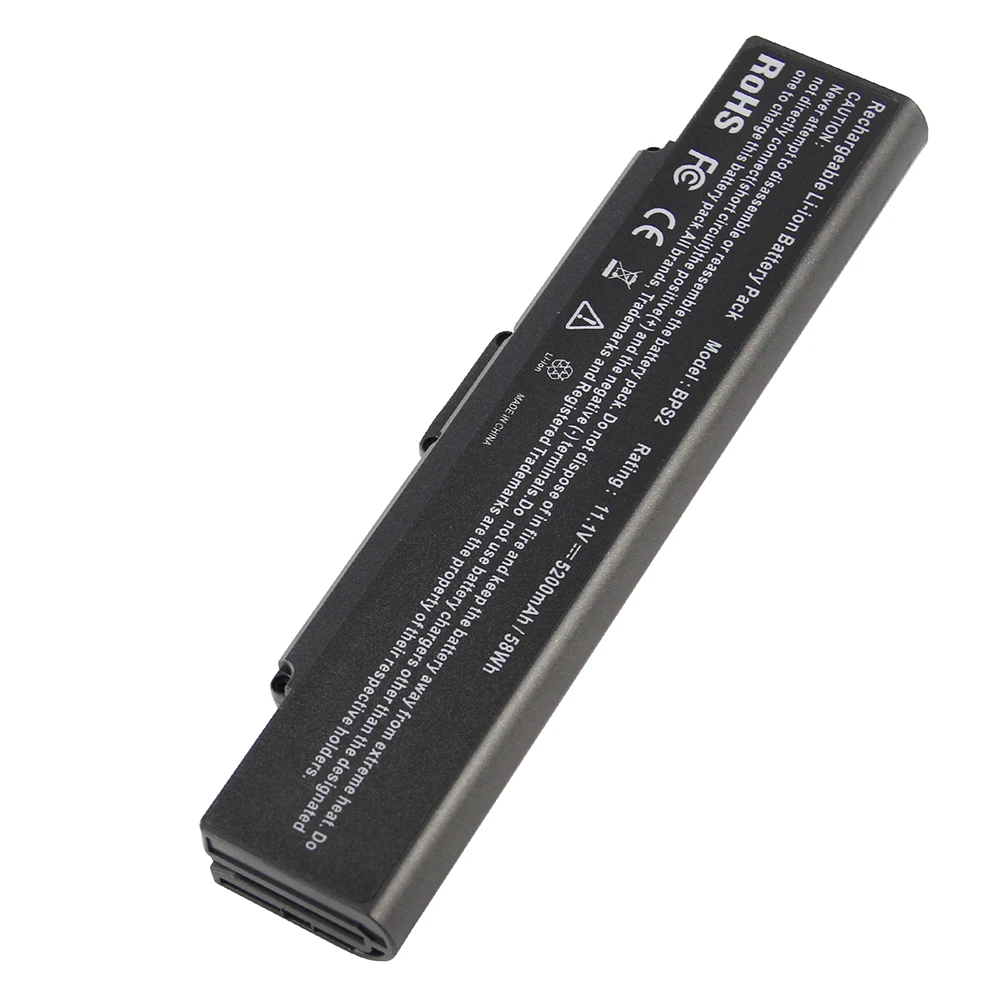 Аккумулятор для ноутбука Sony BPS2 VGP BPS2A BPS2B BPS2C BPL2C CE7 BPL2 5200 мАч VAIO VGN AR21 C51 C61