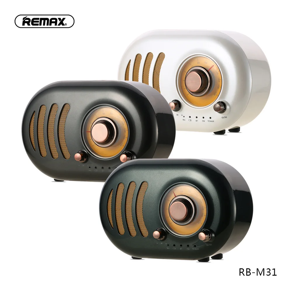 Remax беспроводной Bluetooth спикер Bluetooth 4,2 Портативный HIFI Bluetooth динамик для IOS Android смартфонов RB-M31