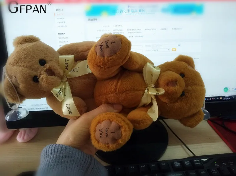 Новинка, высокое качество, милый медвежонок Pacth, 3 цвета, мягкая плюшевая игрушка, плюшевый мишка, Kawaii, хлопок, животное, подарок на день рождения для детей, низкая цена