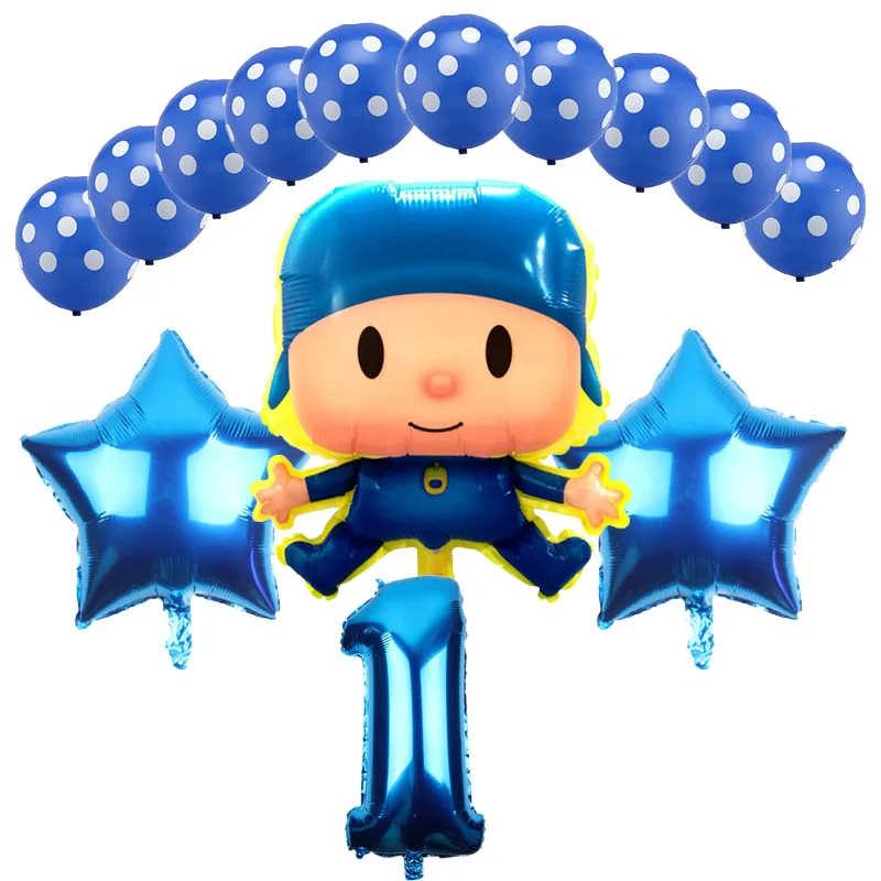 14 шт./лот воздушный шар Pocoyo для дня рождения свадьбы украшения мультфильм