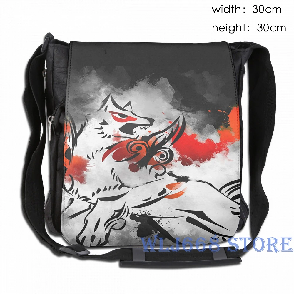 Забавные сумки через плечо с графическим принтом для женщин Okami Amaterasu