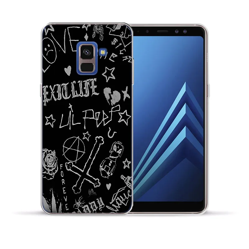 Чехол для Samsung Galaxy A7 A6 A8 Plus A9 2018 A3 A5 2016 2017 A10 A30 A50 LilPeep|Бамперы| |