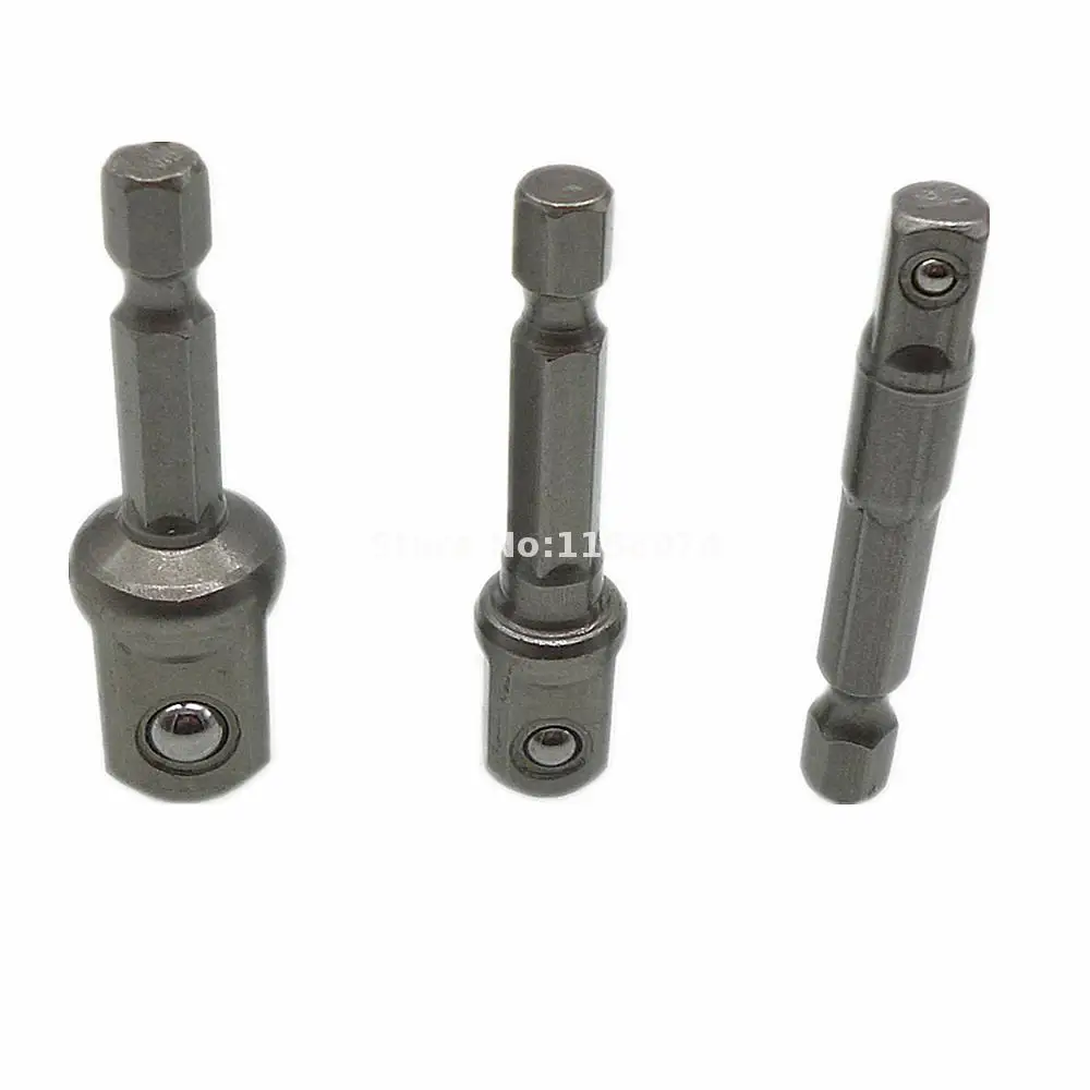 3 шт. набор адаптеров для розеток 1/4 &quotс шестигранным хвостовиком до 1/4&quot 3/8