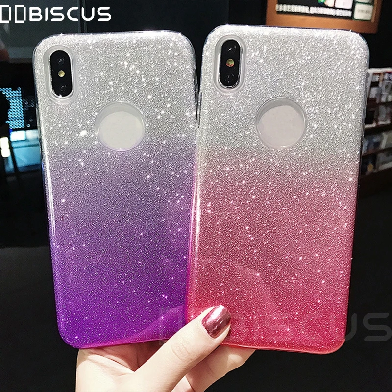 Блестящий градиентный силиконовый чехол для Samsung Galaxy A10 A20 A30 A40 A50 A70 M30S A20E A10S A20S A30S