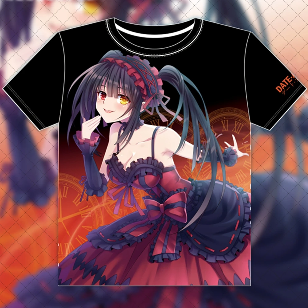 MGFHOME аниме JK DATE A LIVE Косплей рубашка кошмар токисаки Куруми футболки топы для