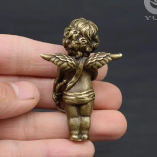 Китайская коллекция старинная медная статуя Ангела|Статуи и скульптуры| |