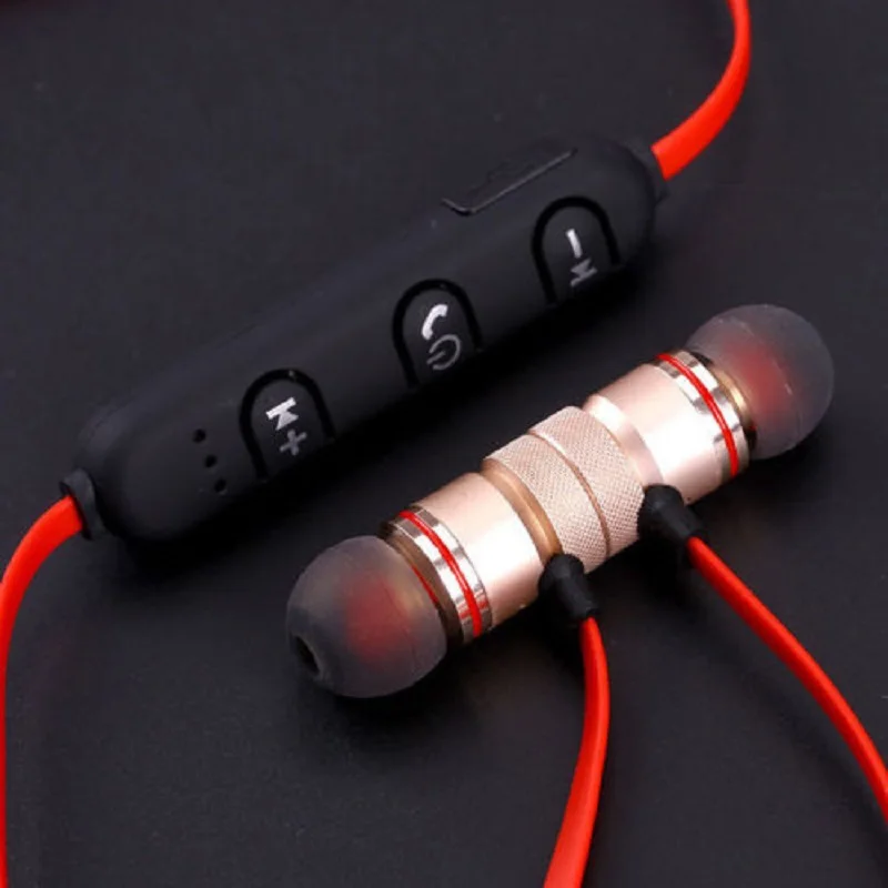 Магнитная Беспроводная Bluetooth гарнитура V4.2 спортивные стереонаушники наушники