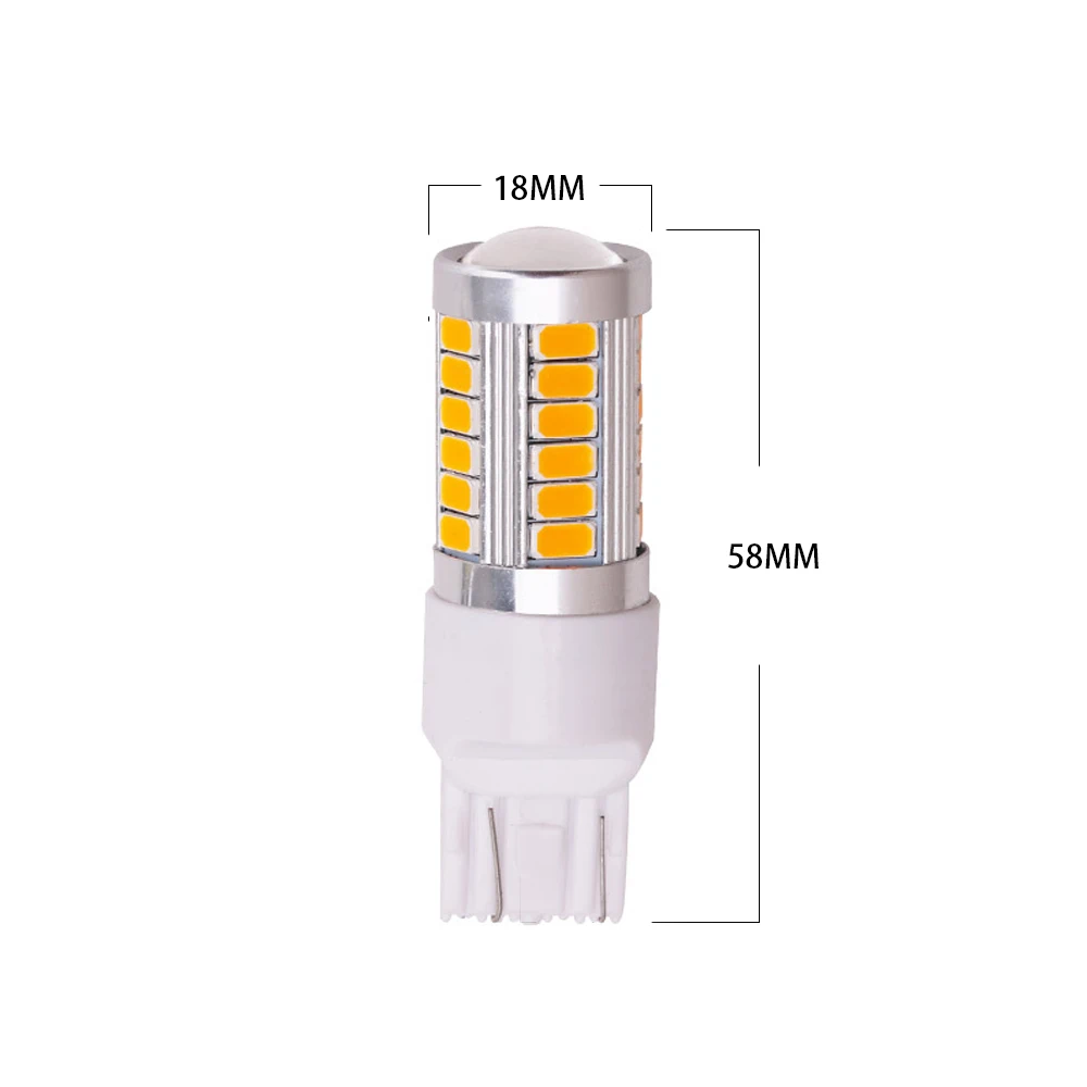 2pcs T20 7440 7443 LED W21W W21/5W Car Bulb 5630 5730 Auto Turn Signal Light Reverse Tail Brake Lights 12V | Автомобили и