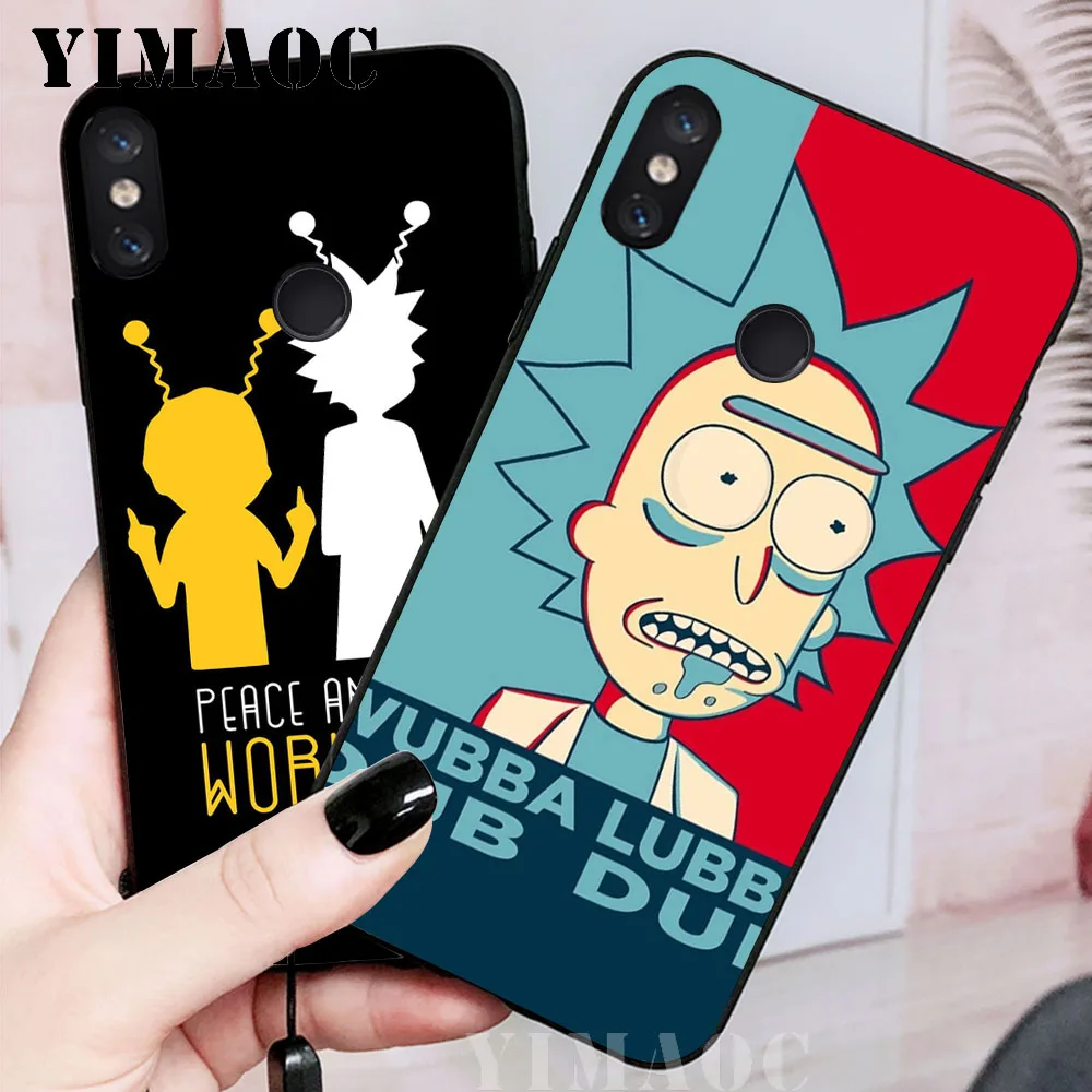 YIMAOC Rick and Morty Series Soft Case for Xiaomi Mi5 Mi5S Mi6 Mi9 Mi8 Lite SE A1 A2 Pocophone F1 MAX 3 |