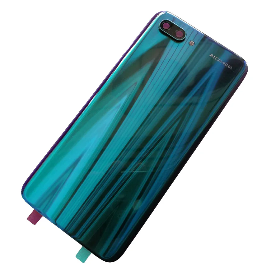 Для huawei Honor 10 крышка батареи с камерой стекло объектив для huawei Honor 10 крышка батареи задняя крышка Стекло чехол задняя крышка корпус дверь