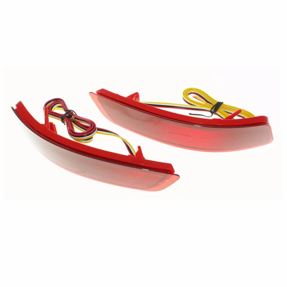 Красный Светодиодный отражатель заднего бампера для Toyota каролла/Lexus GS ES 250/350/300h/450