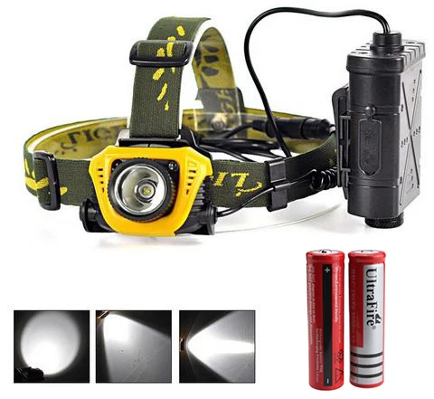 300 Lumens Powered Multi-function LED Sensor Headlamp Headlight Rechargeable Mini Head Light with 2PCS 18650 Battery+charger | Лампы и