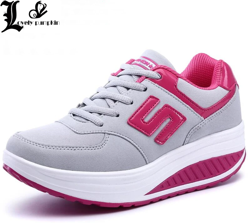 Бесплатная доставка Новинка 2014 года женская повседневная обувь на платформе со