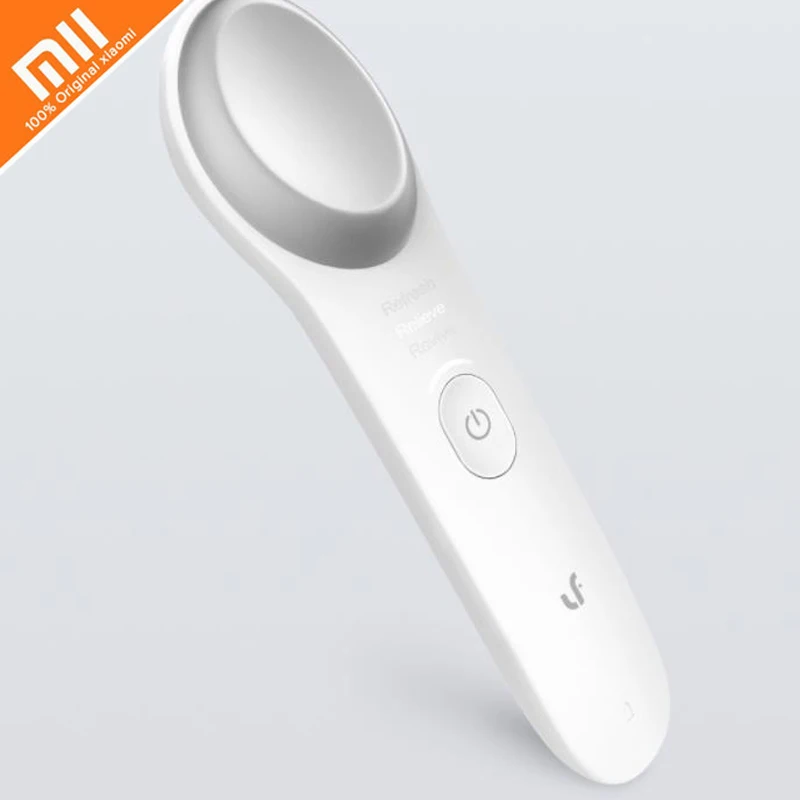 xiaomi mijia глаз горячий и холодный массаж инструмент женский спа компактный инструмент для обслуживания горячий и холодный двойной