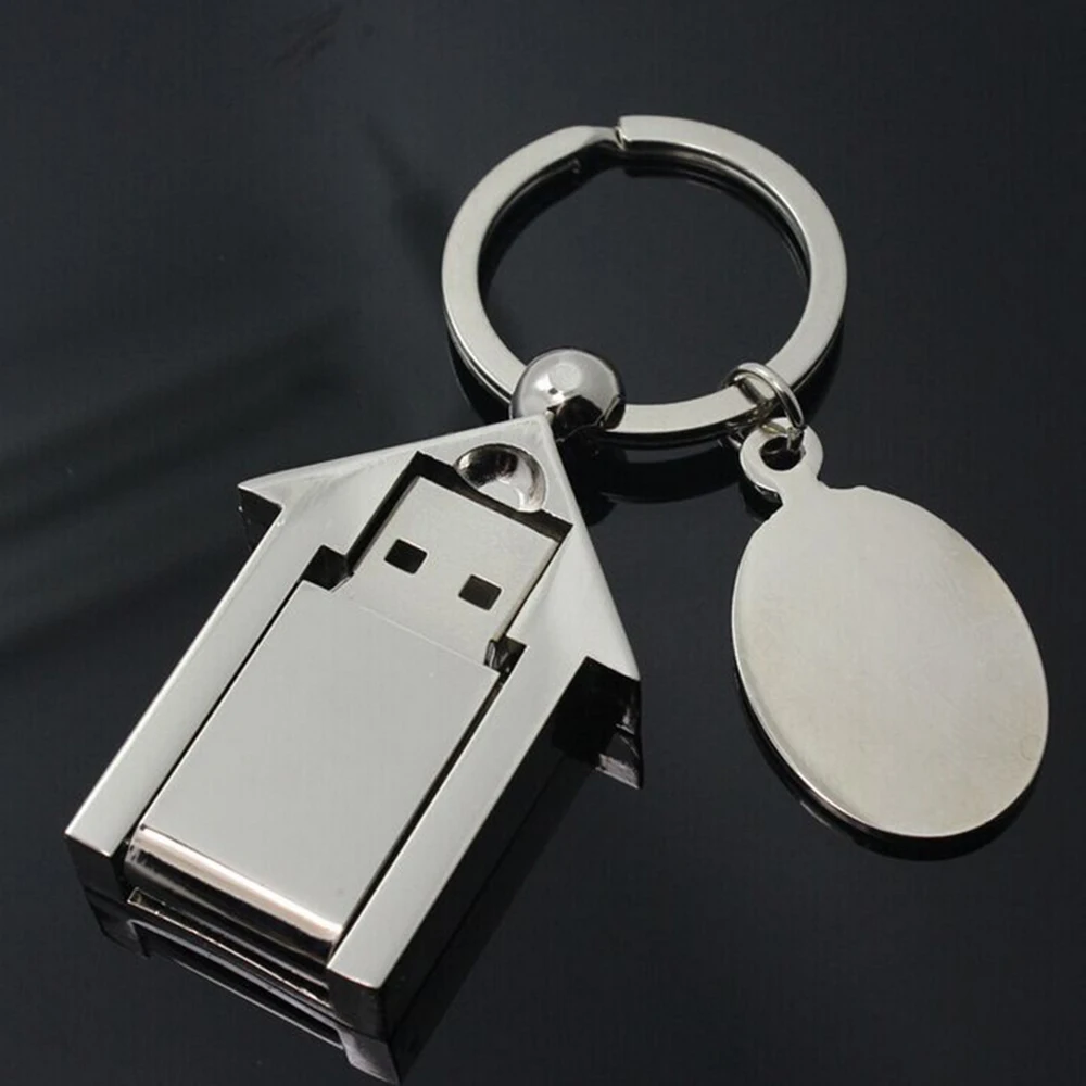 USB флеш накопитель Lovely House умный серебристого цвета 4 ГБ 8 16 32 64 128 ГБ|flash drive|usb flash