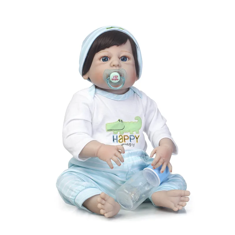 Реалистичные силиконовые куклы bebe boy reborn 55 см Новое поступление реалистичные