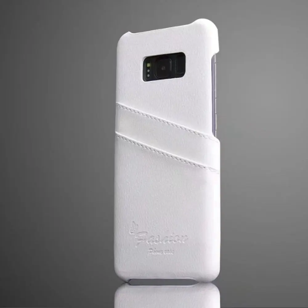 Чехол для samsung Galaxy S8 роскошный чехол из натуральной воловьей кожи с линиями личи