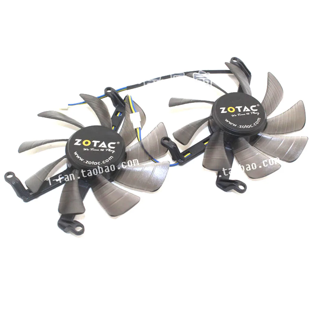 Вентилятор VGA для видеокарты ZOTAC GTX760 HA Кулер Для Охлаждения 2 шт./лот T129215dh 12 В 0 5 А 4