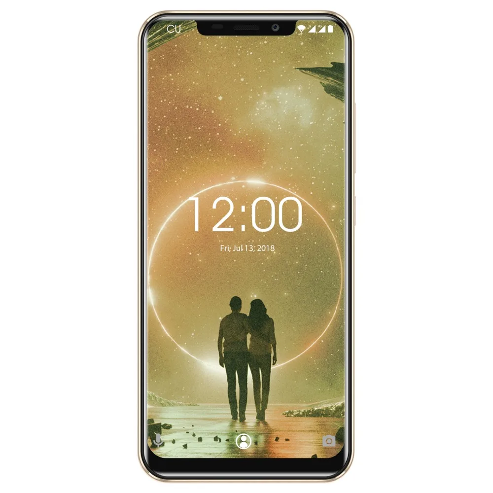 Oukitel C12 Face ID 6,18 дюймов 19:9 u-образный дисплей Android 8,1 2 Гб ОЗУ 16 Гб ПЗУ MT580 3300 мАч батарея 8 Мп+ 2 Мп камера смартфон