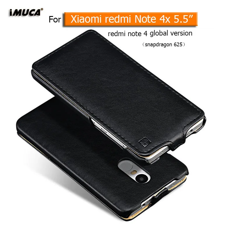 Xiaomi Redmi Note 4x чехол Обложка IMUCA кожа флип Роскошный Капа Coque задняя крышка 4 x