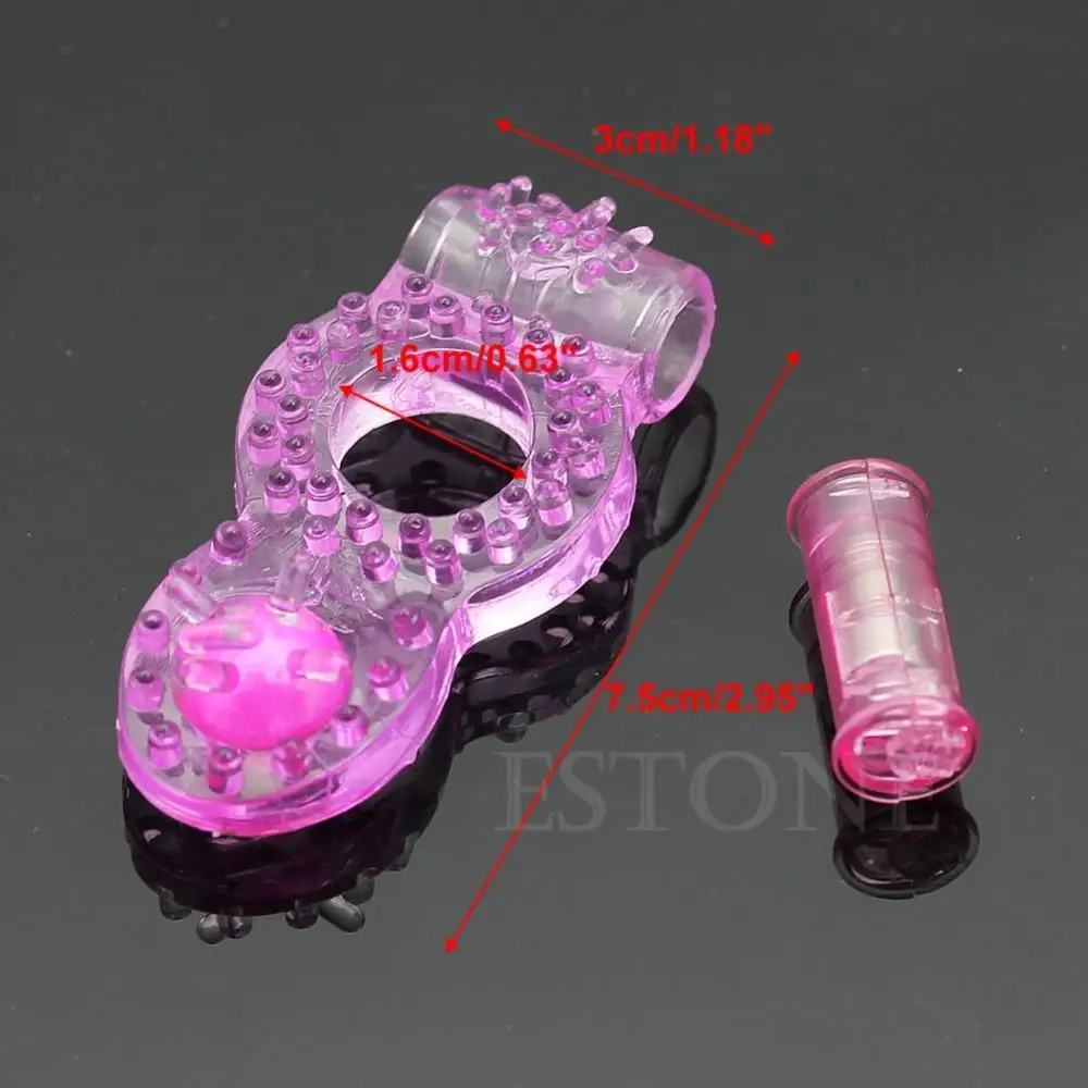 1 шт. клитор вибрационное кольцо на член растягивающиеся Кольца для пениса