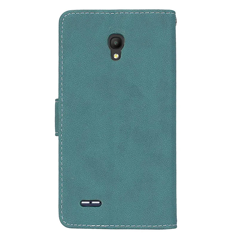 Wekays для Alcatel One Touch Go Play черный деловой Матовый кожаный чехол книжка 7048 7048X