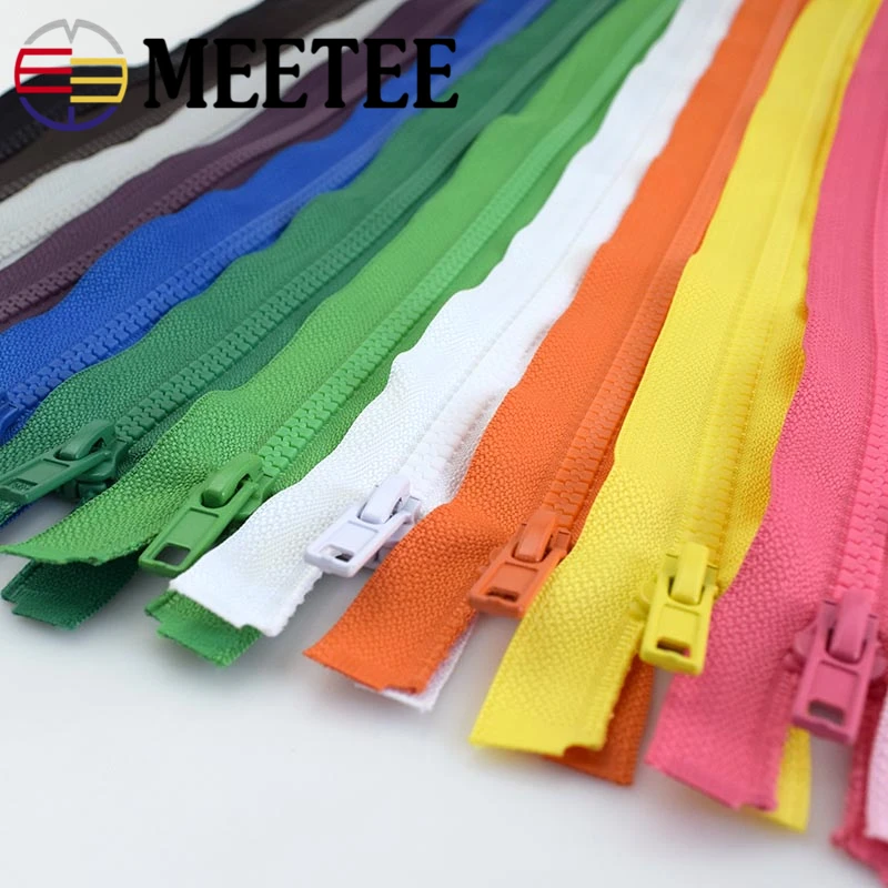 Смоляные молнии Meetee 2 шт. открытые 40/60/70 см на для шитья пуховик сумка сделай сам