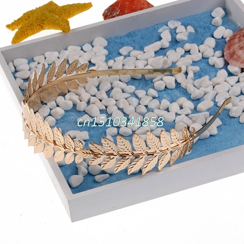 Винтажная богиня для женщин, Оливковый лист, повязка на голову, повязка на голову, корона, свадебные шикарные диадемы# Y51