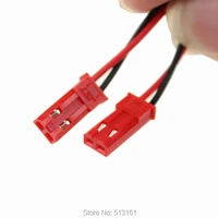 100 pieceslot 7 5cm 75mm 2pin wire jst cable connector male pug micro for rc battery lipo helicopter
