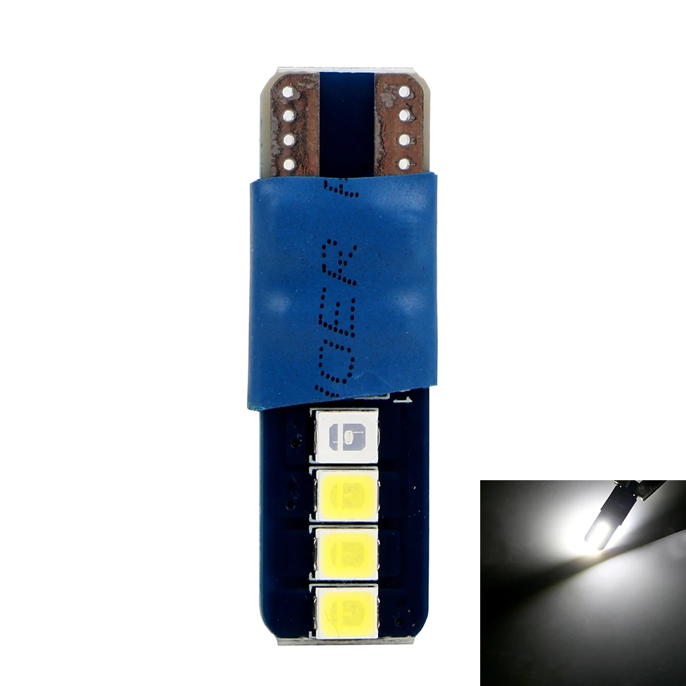 

LEEPEE Car-Styling Blue Reading Light license plate light T10 Vehicle Panel Lamps Interior DC 12V Auto Bulb
