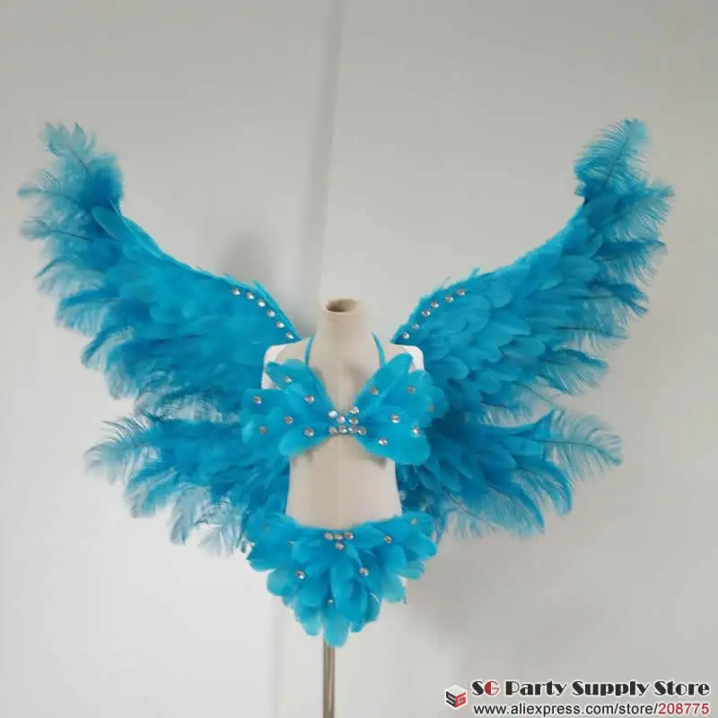 Детские синие милые крылья ангела креативные красивые подарки на день рождения