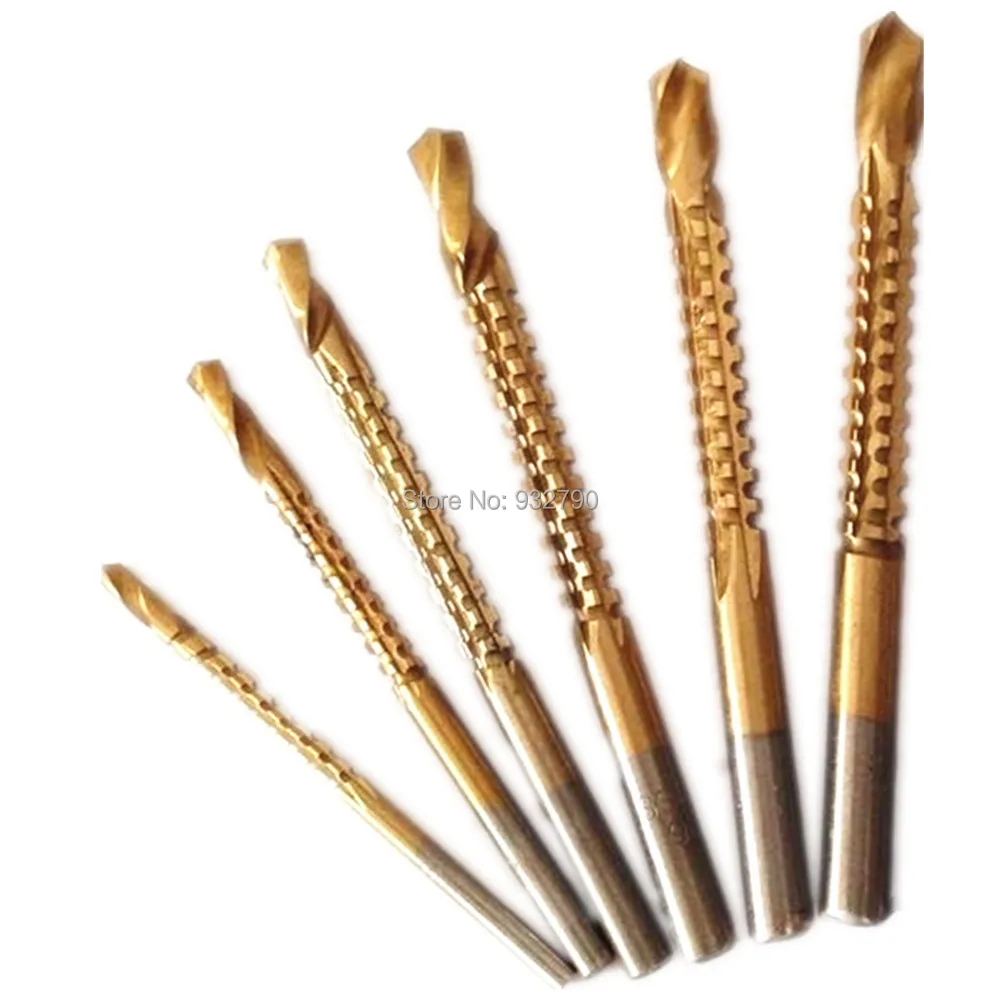 Сверло для деревообработки с титановым покрытием 6 шт.|drill bit|drill bit sawsaw drill |